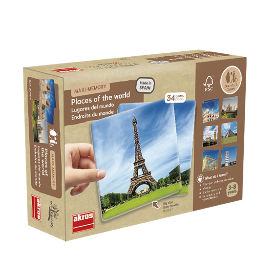 MAXI Pexeso Atrakcie sveta