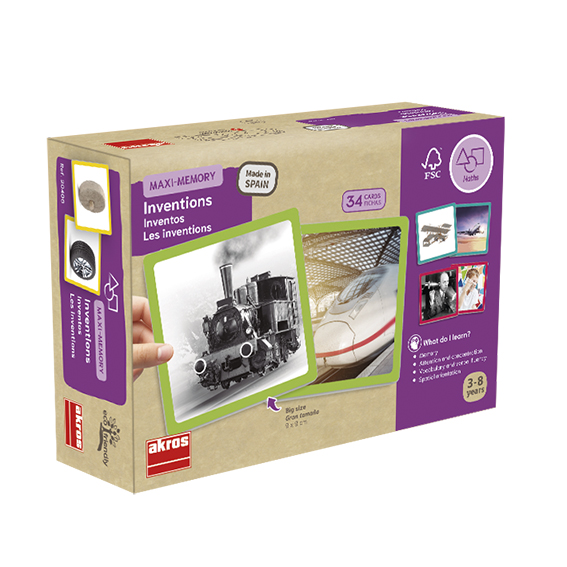 MAXI Pexeso Vynálezy sveta