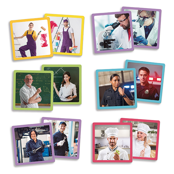 Maxi Pexeso - rovnosť v povolaniach