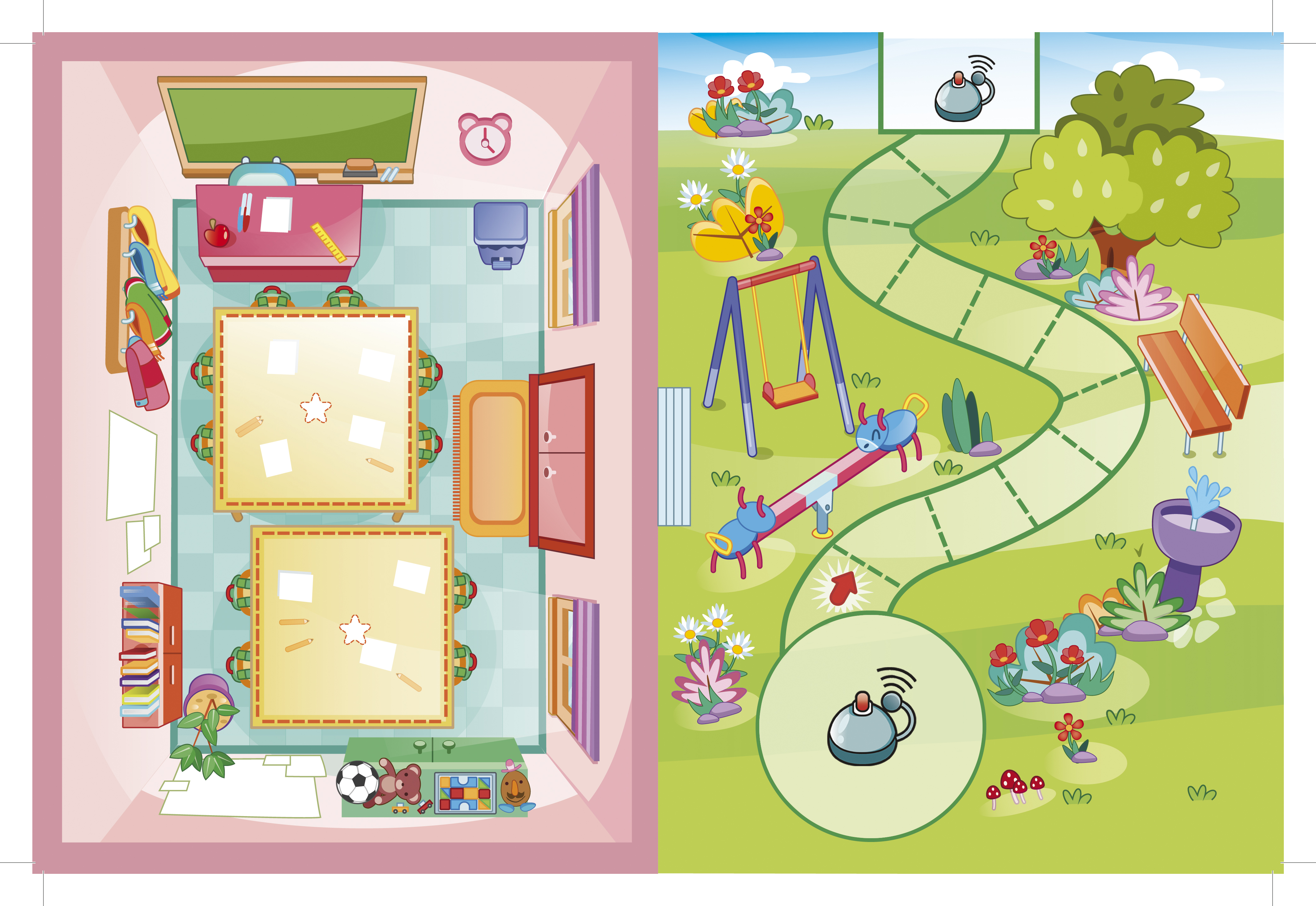 Pamäťová hra Škola