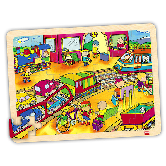 Puzzle  dopravné  prostriedky  (4 kusy)