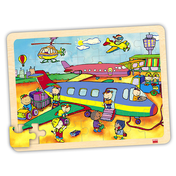 Puzzle  dopravné  prostriedky  (4 kusy)