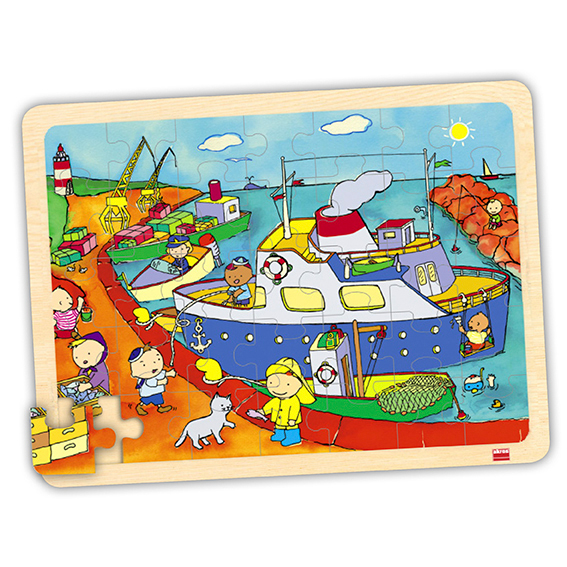 Puzzle  dopravné  prostriedky  (4 kusy)