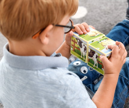 Zvuková  kocka - zvieratká 