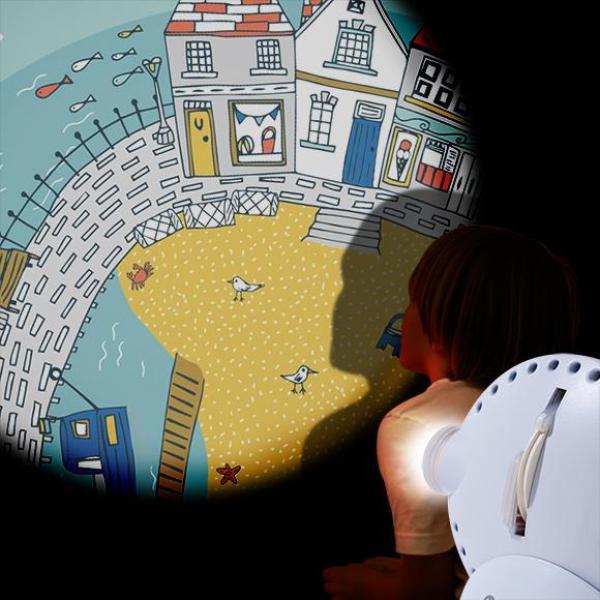 Space projektor - Obrázkový filter pobrežie 