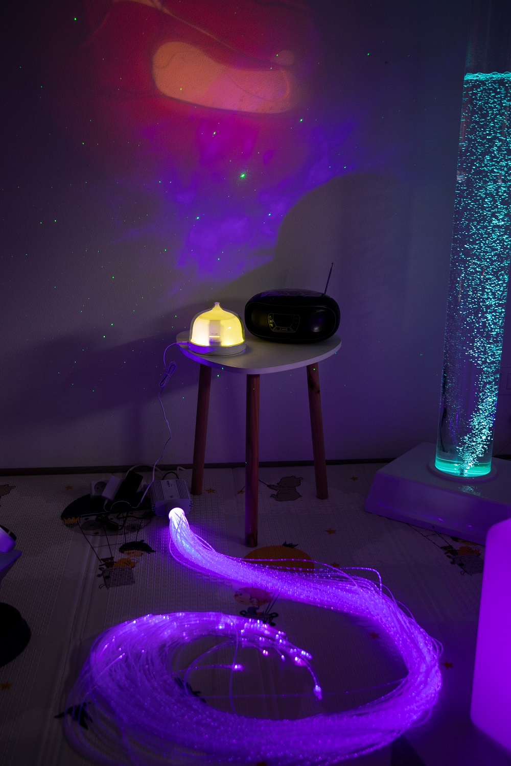 Interaktívne optické vlákno 150ks/ 2m+zdroj