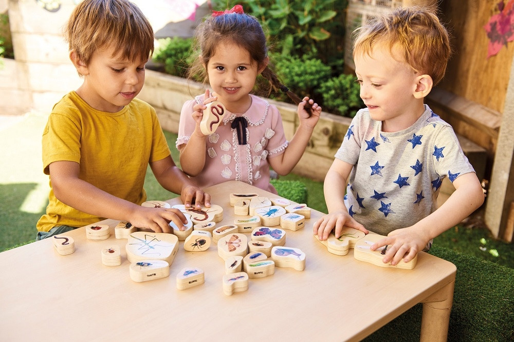 Drevený set minizvierat