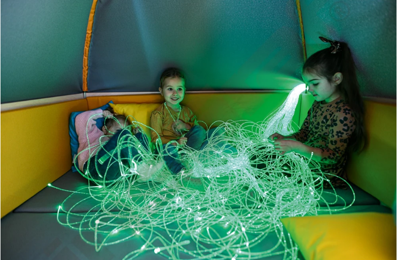 Relaxačná skrýša - senzorický kútik pre oddych a upokojenie