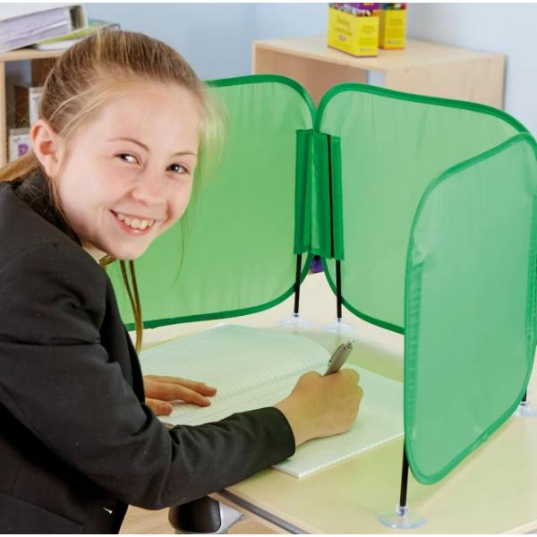 Zábrana na stôl - zelená