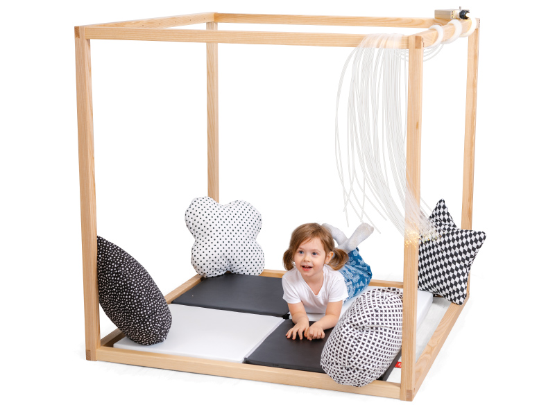 Kocka pre senzorické hry 