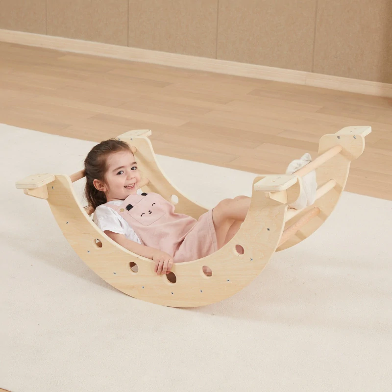 Lezecký oblúk z bukového dreva