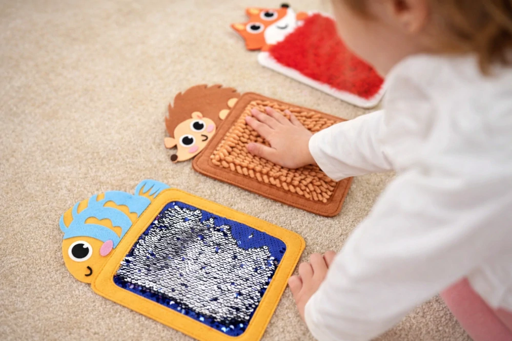 Senzorické dotykové podložky - zvieratá