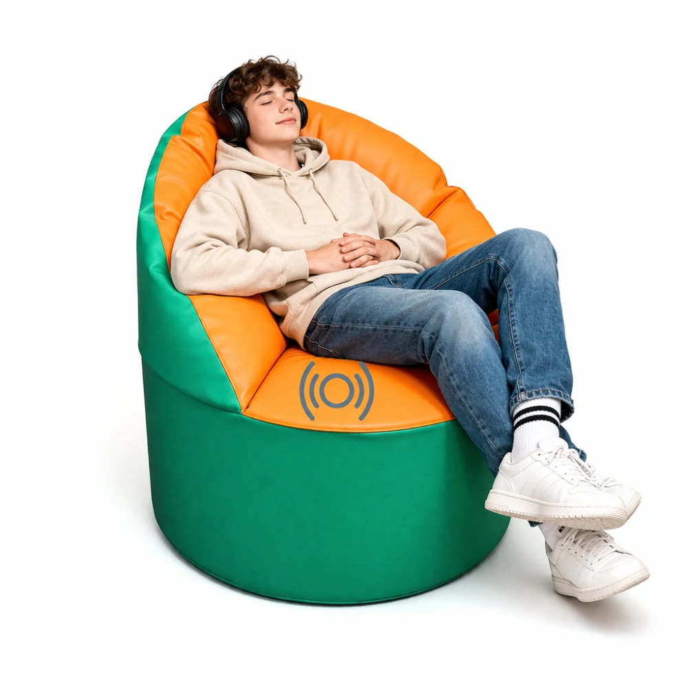 Vibroakustický vak  so zosilňovačom 