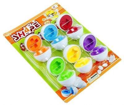 Motorická skladačka Vajíčka 12ks