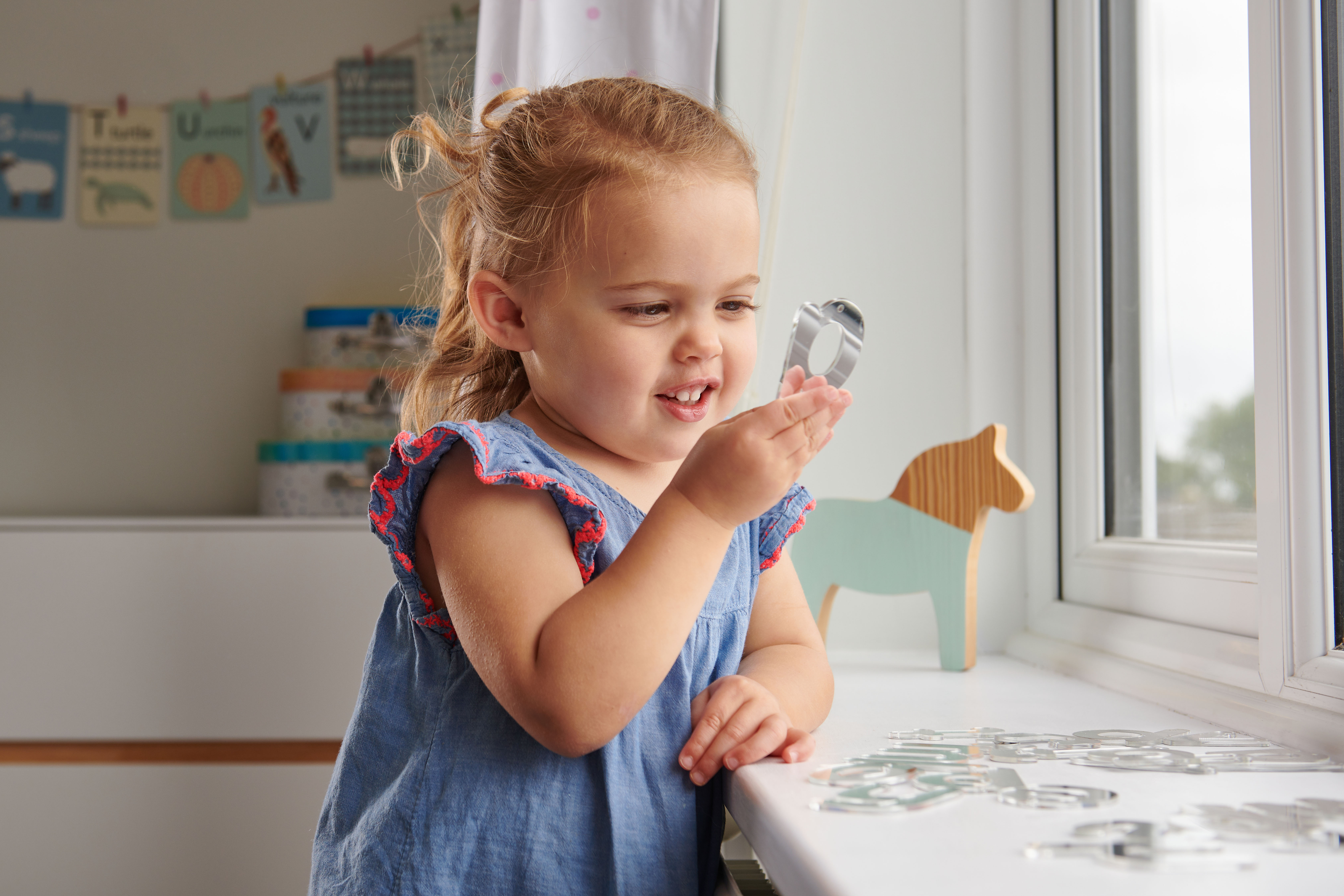 Abeceda so zrkadlovým efektom- Mirror letters