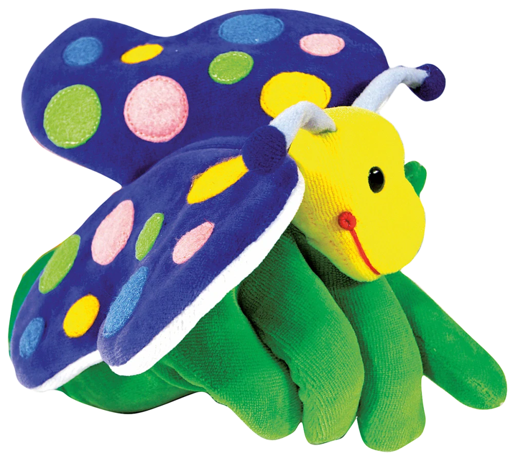 Rukavice - maňuška motýlik