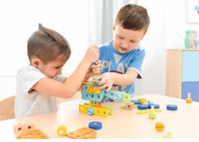 Drevená konštrukčná sada 51 dielov