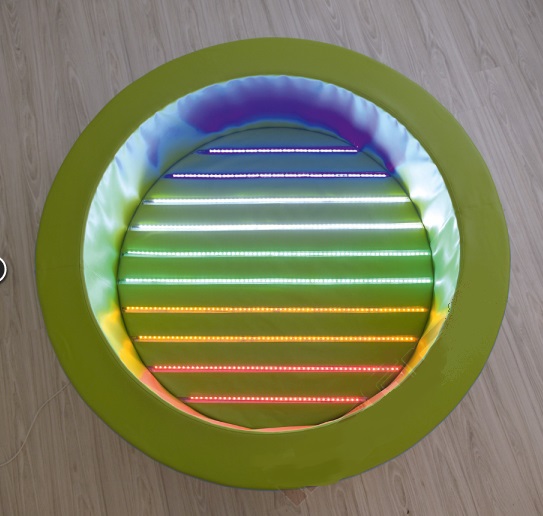 Okrúhly bazén podsvietený, výška 40 cm