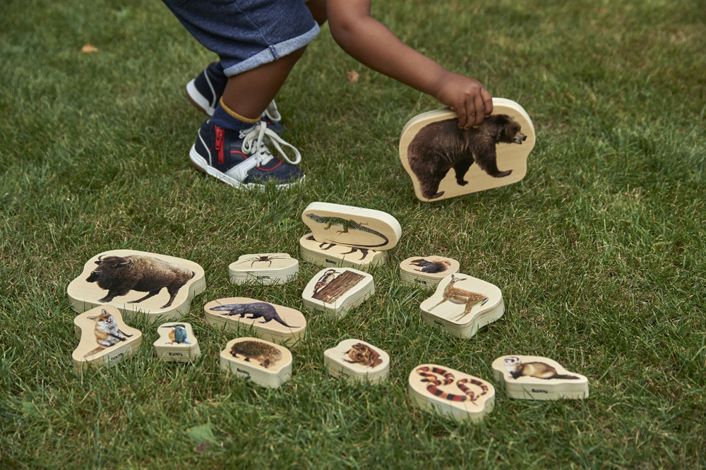 Drevený set - lesné zvieratá