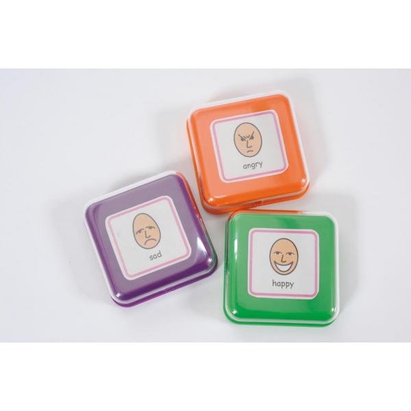 Farebné tlačidlá na nahrávanie 6ks