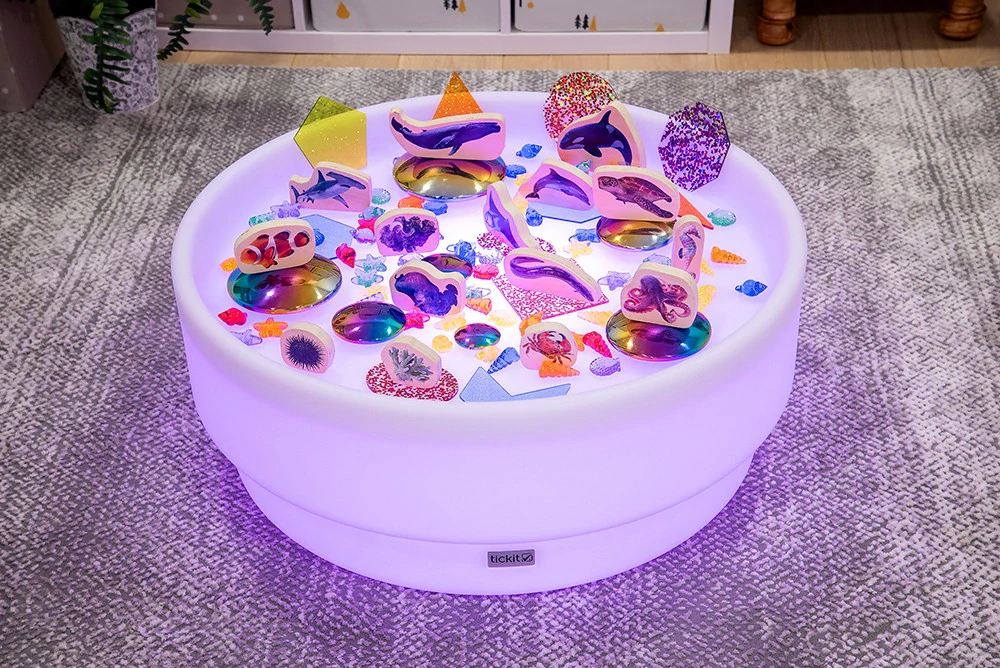 Svetelný stolík na preskúmanie - nízke