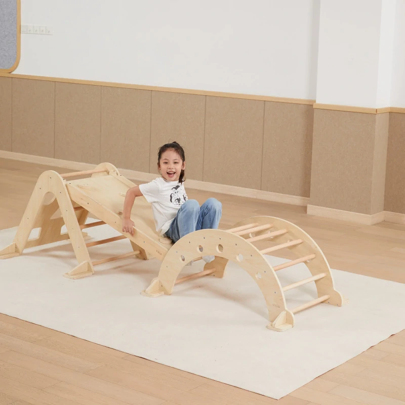 Montessori zostava - Lezecký oblúk, doska a trojuholník