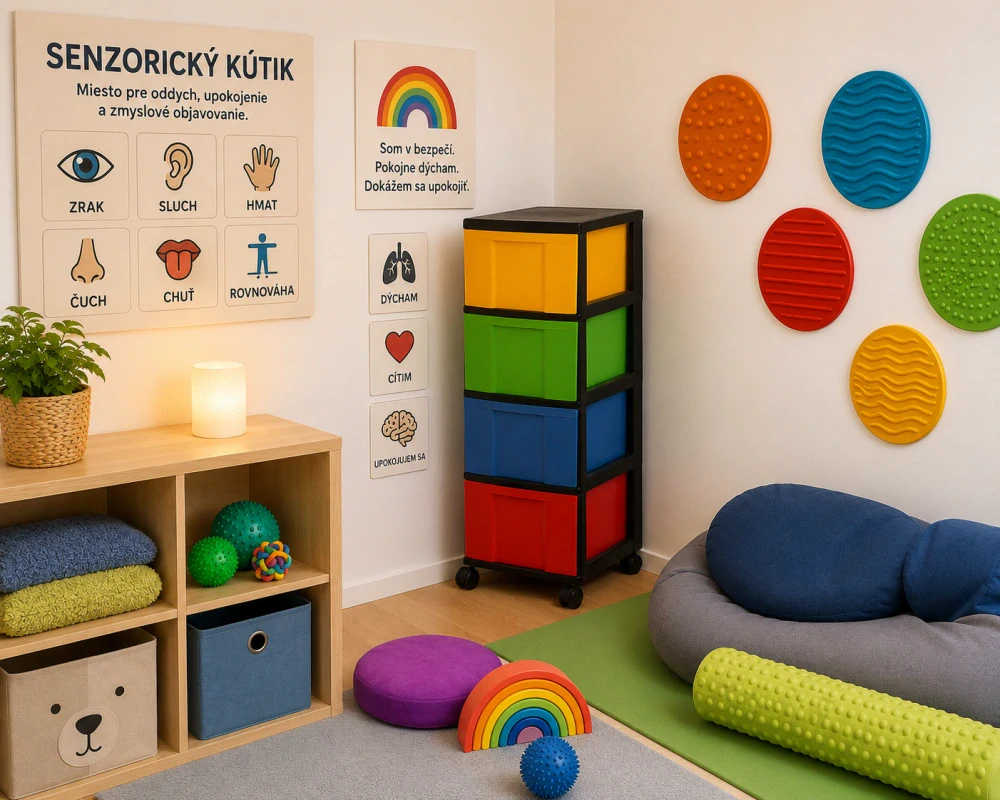 Kompletný multisenzorický box s pomôckami