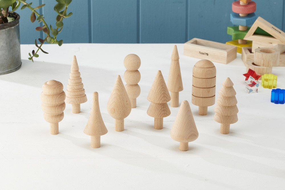 Prírodné drevené stromy