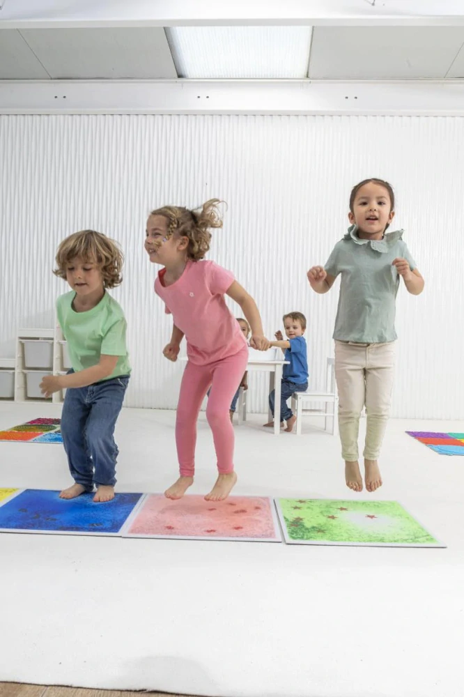 Senzorické UV podlahové dlaždice 4ks