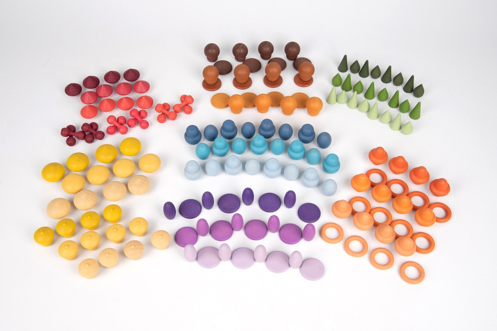 Drevené formy a tvary - štartovacia sada (168 ks)