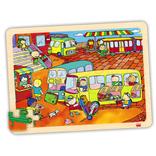 Puzzle  dopravné  prostriedky  (4 kusy)