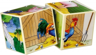 Zvuková  kocka - zvieratká 