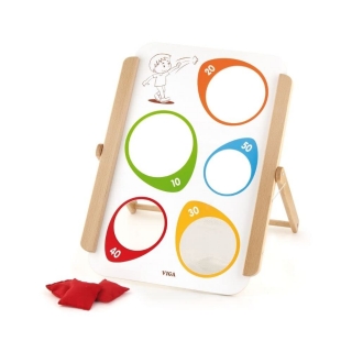 Hádzanie vreciek na terč