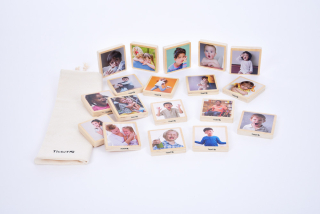 Drevené kartičky – emócie