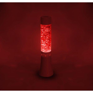 Biela trblietavá lampa Shake and Shine