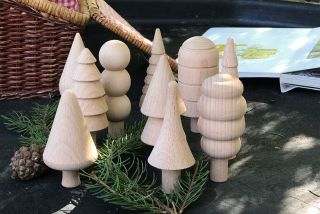 Prírodné drevené stromy