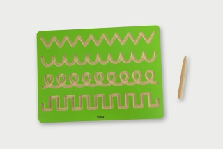 Drevený šablón - vzory