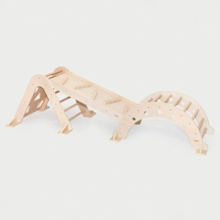 Montessori zostava - Lezecký oblúk, doska a trojuholník