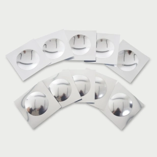 Dvojstranné plastové zrkadlá – 10 ks