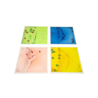 Senzorické UV podlahové dlaždice 4ks