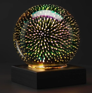 Senzorická nočná lampa s optickými vláknami