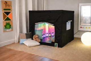 Senzorický stan s terapeutickým príslušenstvom