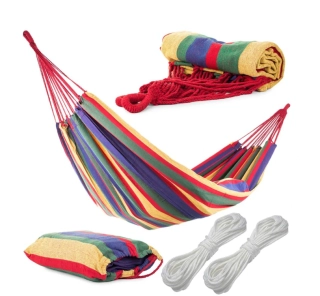 Hojdačka pre 2 osoby 200x150cm červená