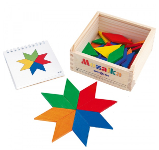 Mozaika v drevenej krabičke