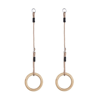 Drevené gymnastické kruhy