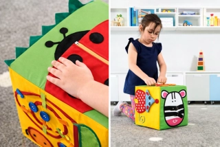 Manipulačná molitanová kocka