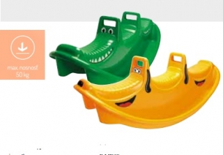 Hojdačka - psík/krokodil