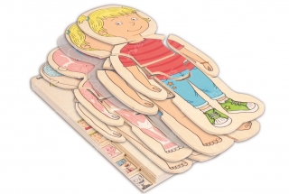 Viacvrstvové puzzle - dievča