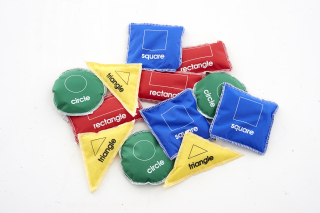 Farebné vankúšiky - Tvary 12 ks