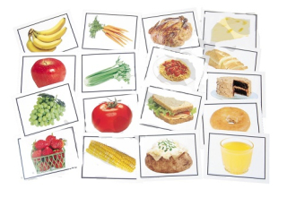 Kartičky - jedlo 